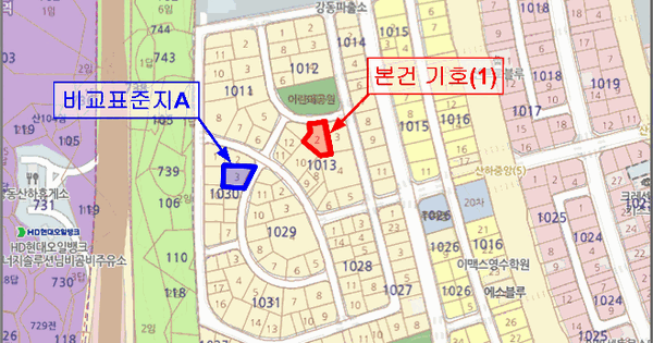 울산광역시 북구 산하동 1013-2  대지 경매 물건 이미지