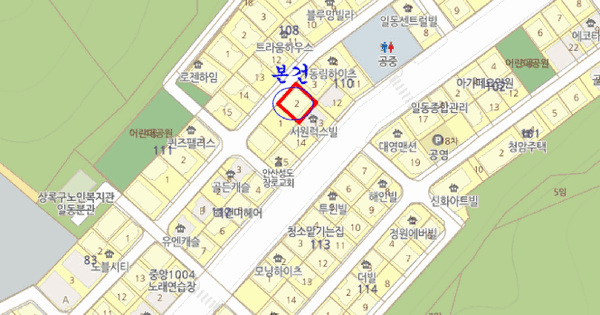 경기도 안산시 상록구 일동 110-2  4층402호 다세대주택 경매 물건 이미지