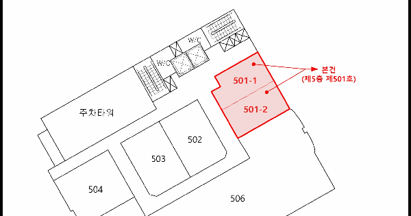 부산광역시 해운대구 좌동 1484-2 경동코아  5층501호 근린상가 경매 물건 이미지