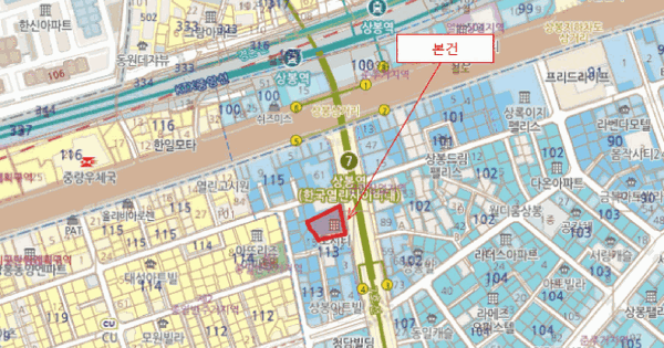 서울특별시 중랑구 상봉동 113-1  제13층 제1301호 아파트 경매 물건 이미지
