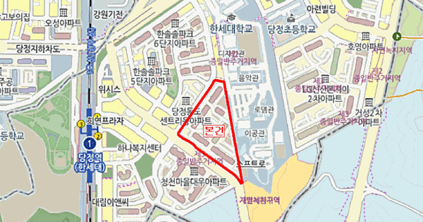 경기도 군포시 당정동 997-1 청천마을성원아파트 105동 13층1301호 아파트 경매 물건 이미지