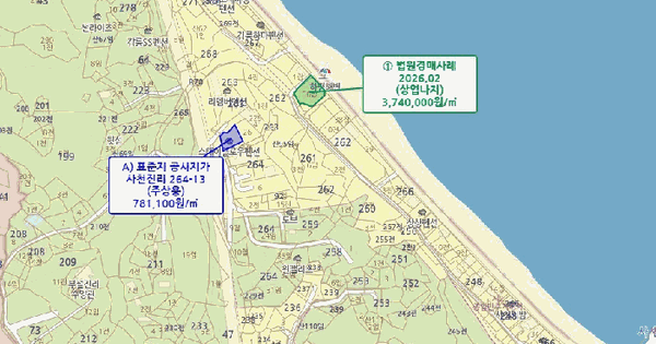 강원특별자치도 강릉시 사천면 사천진리 278-13  다가구주택 경매 물건 이미지