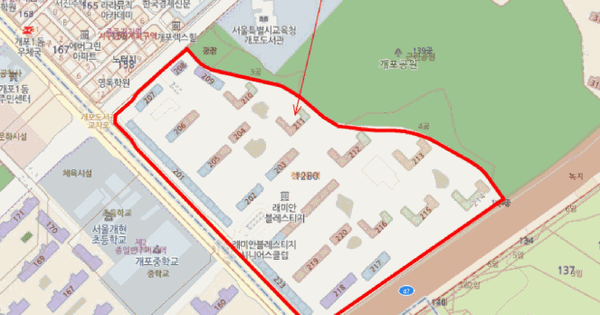 서울특별시 강남구 개포동 1280 래미안블레스티지 211동 3층302호 아파트 경매 물건 이미지