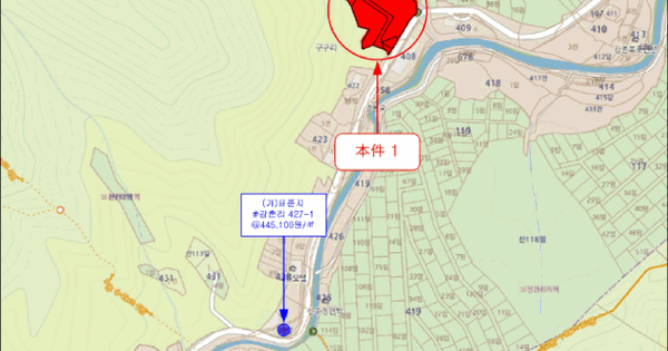 강원특별자치도 춘천시 남산면 강촌리 406  전 경매 물건 이미지