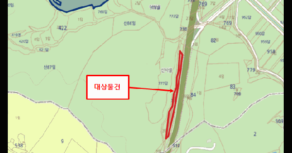 경상남도 하동군 진교면 양포리 산84-2  임야 경매 물건 이미지