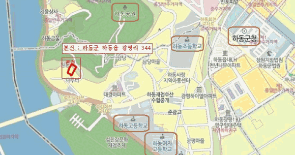 경상남도 하동군 하동읍 광평리 344  단독주택 경매 물건 이미지