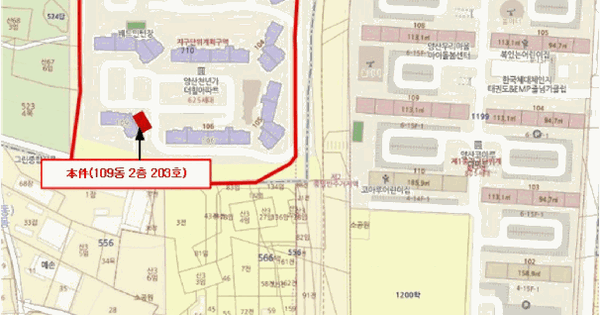 경상남도 양산시 주진동 710 양산천년가더힐 109동 2층 203호 아파트 경매 물건 이미지