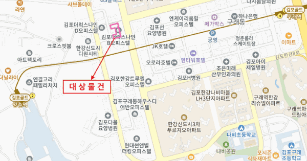 경기도 김포시 구래동 6871-33 김포더럭스나인오피스텔 비동 2층227호 오피스텔 경매 물건 이미지