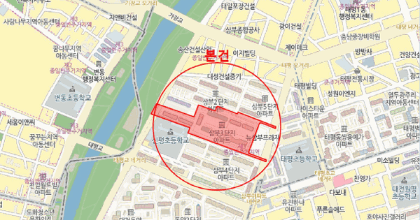 대전광역시 중구 태평동 403-1 삼부아파트 35동 10층105호 아파트 경매 물건 이미지