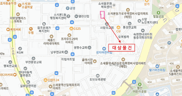 경기도 부천시 소사구 소사본동 274-30 제니스빌14차  2층202호 다세대주택 경매 물건 이미지