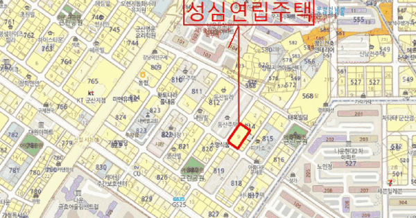 전북특별자치도 군산시 나운동 814-9 성심연립주택  1층101호 연립주택 경매 물건 이미지