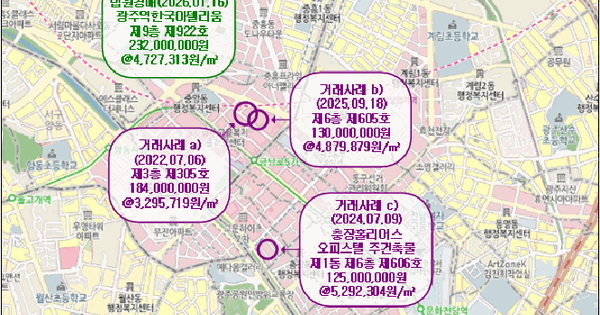 전남광주통합특별시 북구 신안동 121-2 광주역한국아델리움  11층1107호 오피스텔 경매 물건 이미지