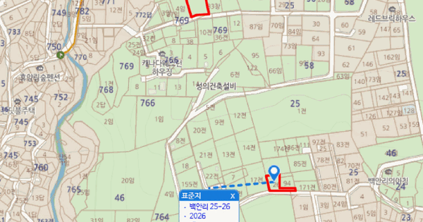 경기도 양평군 양평읍 백안리 769-5  창고용지 경매 물건 이미지