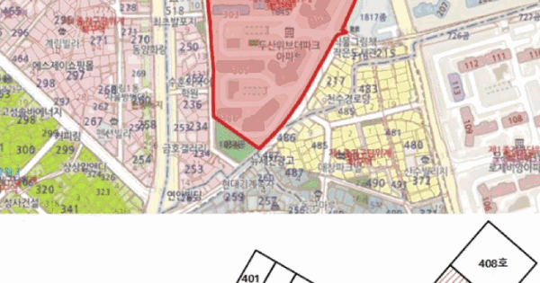광주광역시 동구 계림동 1845 두산위브더파크 310동 4층407호 아파트 경매 물건 이미지
