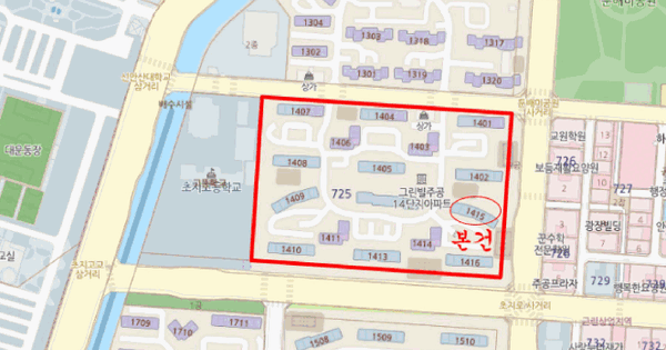 경기도 안산시 단원구 초지동 725 그린빌 1415동 1층102호 미지정 경매 물건 이미지