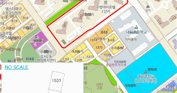 충청북도 청주시 흥덕구 송절동 846 청주테크노폴리스우방아이유쉘2단지 201동 15층1503호 아파트 경매 물건 이미지