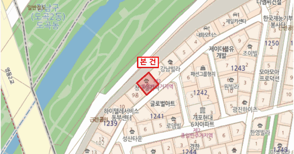 서울특별시 강남구 개포동 1239-8  지하층3호 다세대주택 경매 물건 이미지