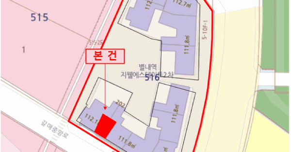경기도 구리시 갈매동 516 별내역지웰에스테이트2차 202동 1층 129호 근린상가 경매 물건 이미지