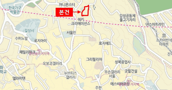 서울특별시 성북구 성북동 산14-26  임야 경매 물건 이미지