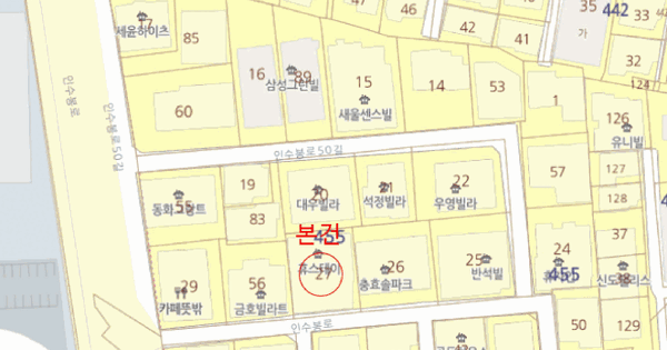 서울특별시 강북구 수유동 455-27  제3층 제302호 다세대주택 경매 물건 이미지