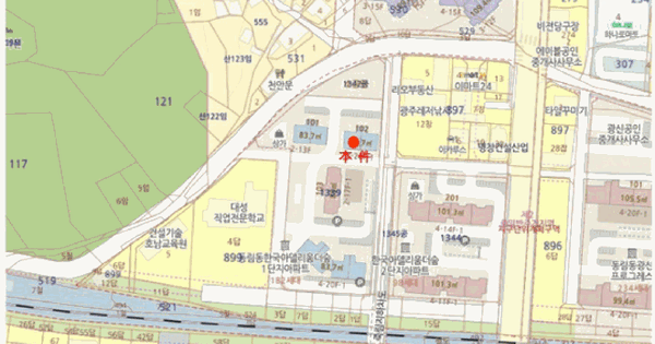 전남광주통합특별시 북구 동림동 1339 동림3지구한국아델리움더숲1단지 102동 1층102호 아파트 경매 물건 이미지