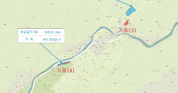 경상북도 안동시 녹전면 매정리 233  미지정 경매 물건 이미지