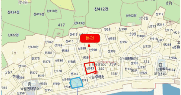 전남광주통합특별시 영광군 낙월면 상낙월리 산343  미지정 경매 물건 이미지